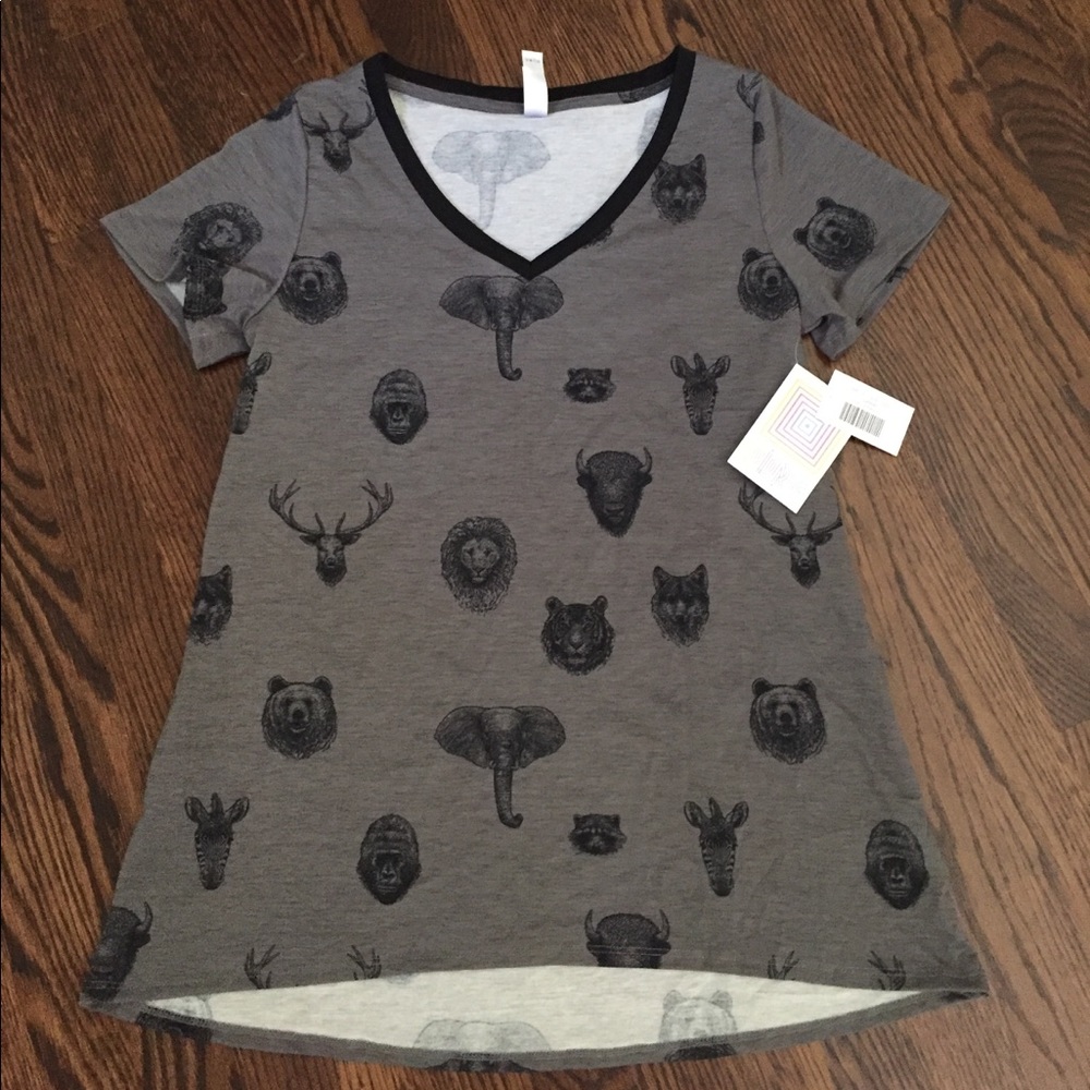 Lularoe Christy T-shirt Animal print NWT!